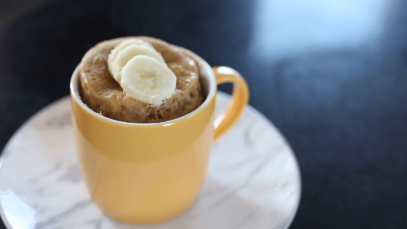 Banana Bread Mug Cake