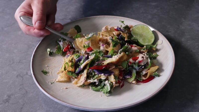 Homemade Potato Chips Salad