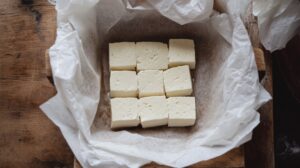 Press the tofu - Sofritas Tofu first step