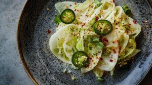 Serve - Pickled Cabbage with Jalapenos making step