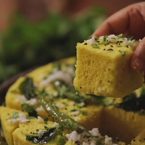 Gujarati Dhokla Authentic Khatta Snack Preparation Recipe Veggie Gujarati Dhokla Authentic Khatta Snack Preparation Recipe Veggie