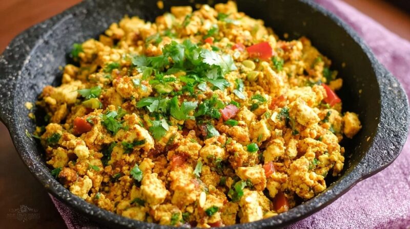 Recipe for Vegan Tofu Bhurji