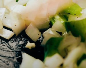 Choped vegetables